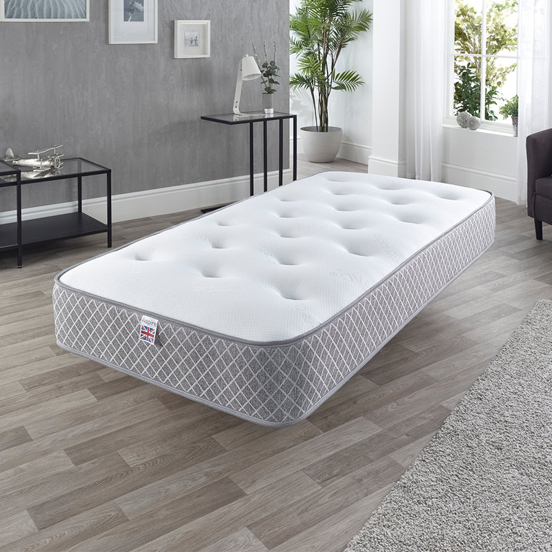 Symple Stuff Open Coil Mattress, Small Double (4')