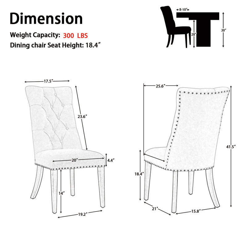 Chaise de salle à manger Shiketa