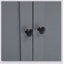 Grande armoire de rangement autoportante 40,2 x 20 x 71,3 pouces avec 2 tiroirs-1276190666
