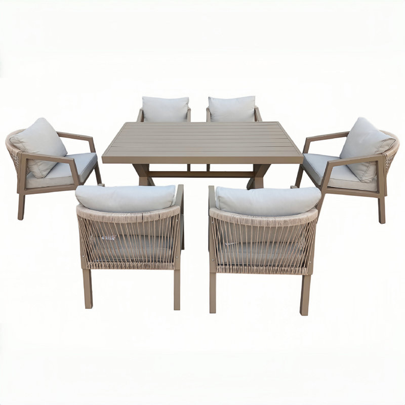 Patio Dining Set, Dining Table and 6 Seat