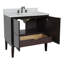Ensemble de meuble-lavabo de salle de bain simple 37 po Saulsberry