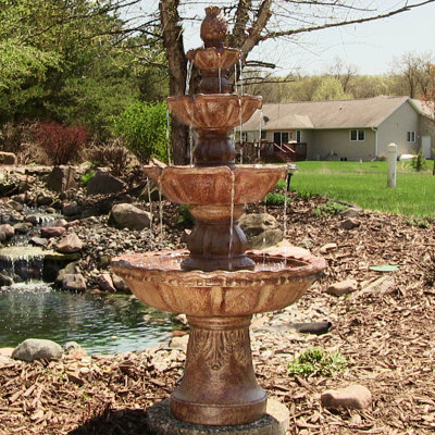 Fontaine d'extérieur à 4 niveaux Bagley