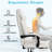 Khajag Executive Chair Big and Tall Office Chair with Footrest-324198128