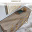 Commode à tiroirs cannelée 9 tiroirs-213081700