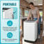 Compact Pi. Machine à laver portable avec technologie 3D Deep Clean - capacité de 20 lb