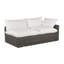 Montecito 75.25" Wide Outdoor Wicker Left Hand Facing Loveseat with Cushions-1977792780-1977778215-1977778388