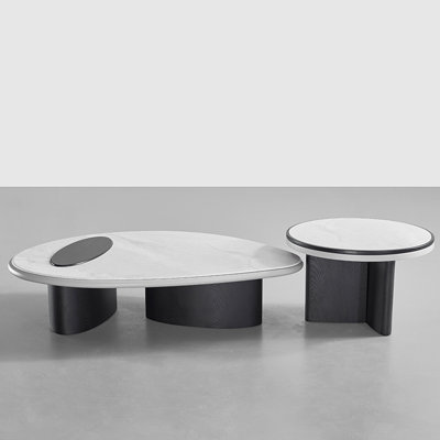 Modern Marble Coffee Table Set