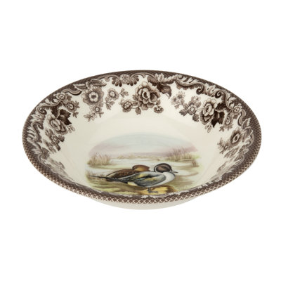 Spode Woodland Ascot Cereal Bowl 8" Pintail
