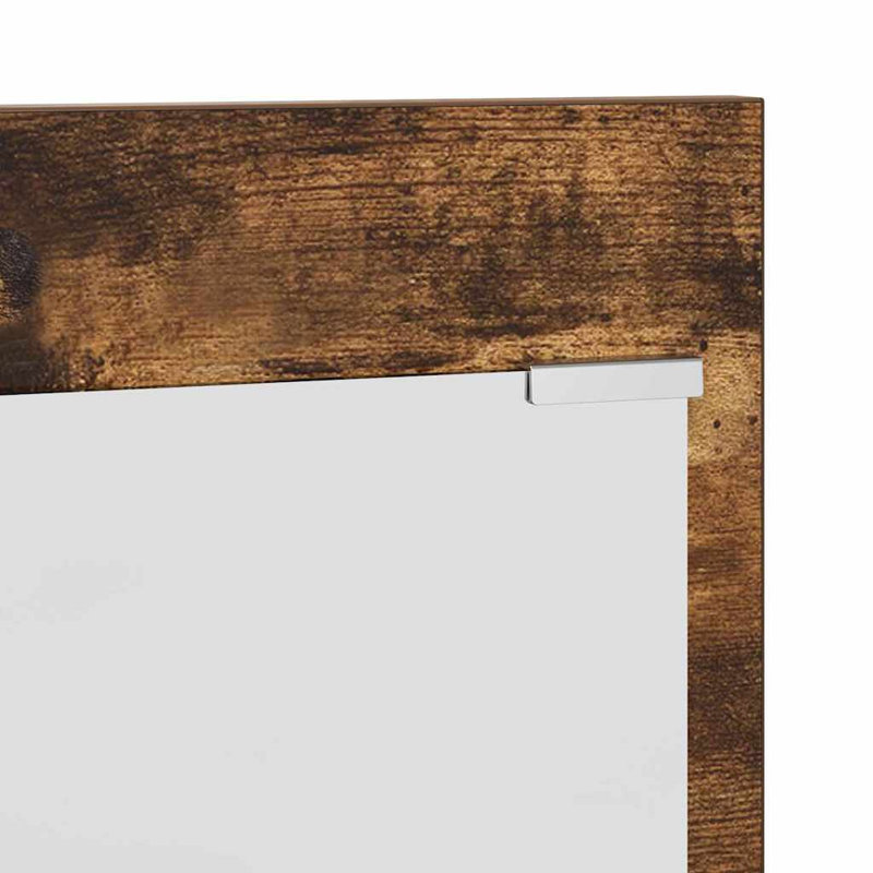 Wall-Mounted Coat Rack With Shelf 70 X 10 X 90 Cm, Smoked Oak