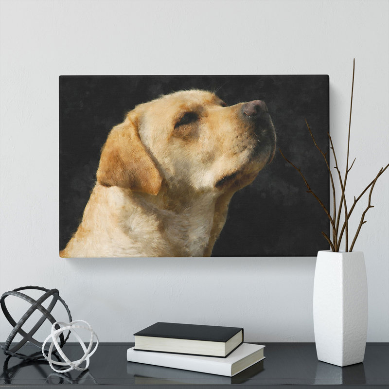 Golden Labrador Dog Vol.1 - Wrapped Canvas, 35cm H x 50cm W x 3cm D
