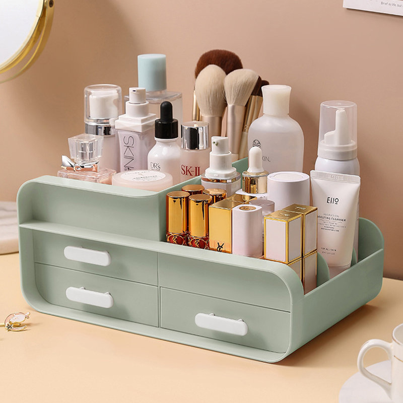 Maariyaah Plastic Desk Organiser, Green