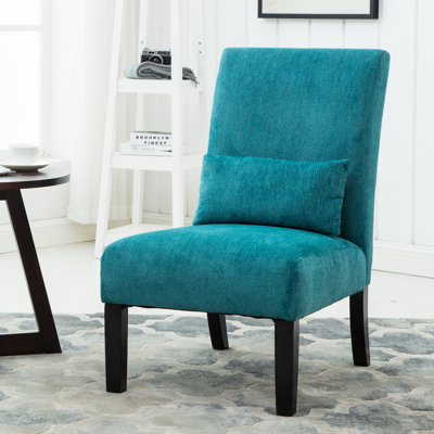 Fauteuil d'appoint sans accoudoirs avec coussin Pisano