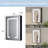 Hellmuth LED Surface/Recessed Mount Frameless Medicine Cabinet with Mirror and Adjustable Shelves, USB, Defogger-309868597-309868596