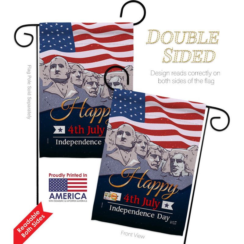 Ensemble de drapeaux 2 côtés en polyester 18,5 po x 13 po