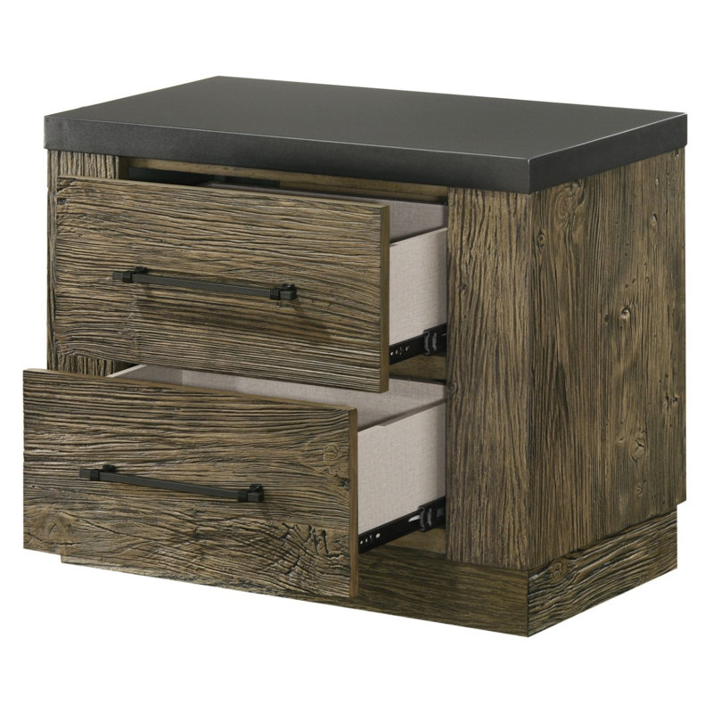 Istrate 2-Drawer Nightstand