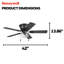 Ventilateur de plafond 42 po Halle