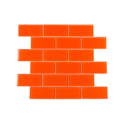 Torch Song 2'' W x 4'' L Glass Tile Mosaic Sheet