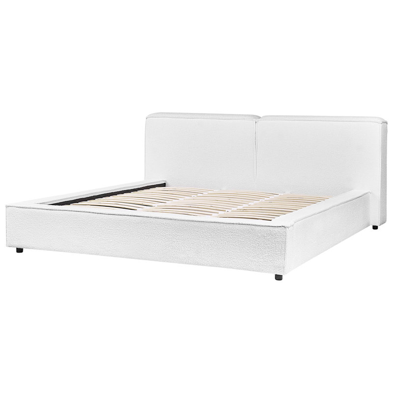 Casanas Upholstered Bed, White