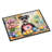 Decorating Easter Schnauzer Doormat-112770677