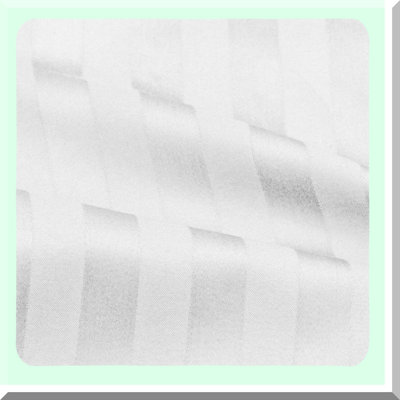 Camper Comfort Stripe Sheet Set - White (70x80) - Deep Pocket Fitted Sheets - RV Bedding - Camper Size Sheets - Mattress Sheets - Bed Sheet Set