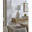 Lampe de table à tambour H 28 po x l 16 po x P 16 po Pompeo