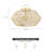 Nekoosa Rattan Semi Flush Mount