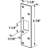 Maximum Security Deadbolt Strike 1-1/8 x 5-7/8 in. with Screws (Single Pack)-86577924
