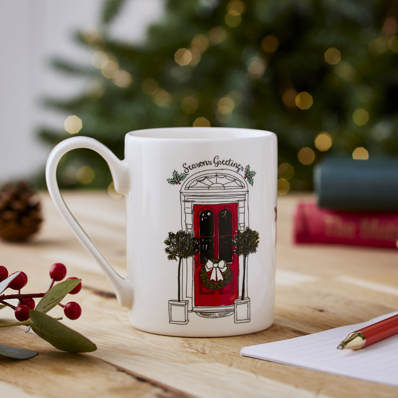 Mug Meirion Tall Mugs Christmas Door Mug Single Mug
