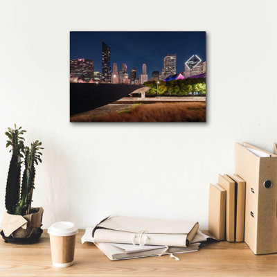 "Epic Graffiti" Chicago Millennium Bridge 2 "par Epic Portfolio, art mural sur toile, 18 po x 12 po