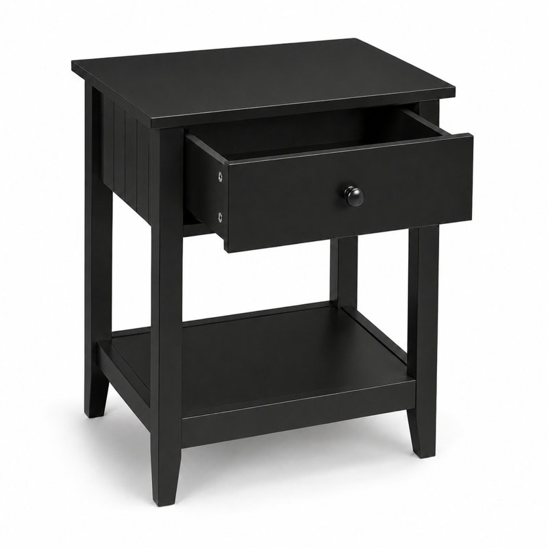 Top End Table, Black