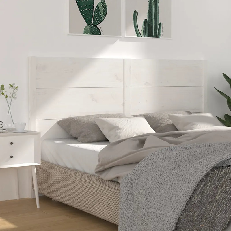 Manseau Solid Wood Headboard, White, 146 x 100 cm