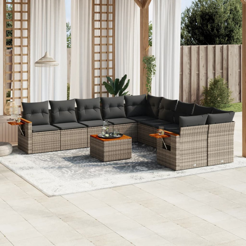 Ensemble de canapé de jardin Vidaxl