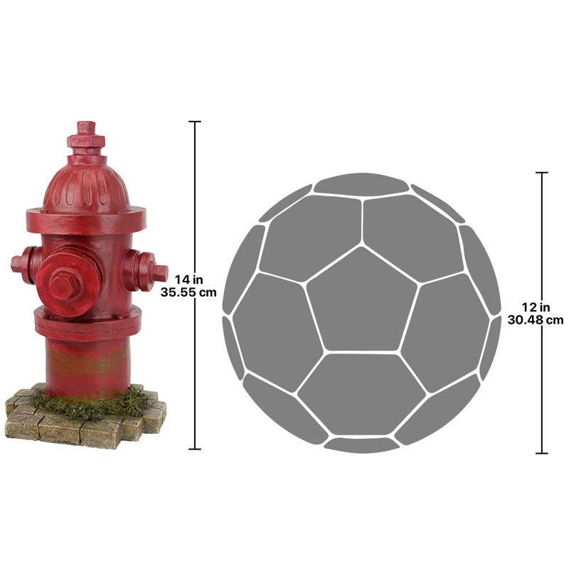 Dog's Second Best Friend Fire Hydrant Statue, Single