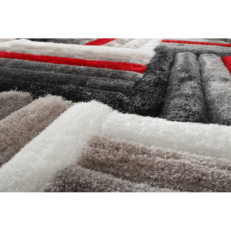 Kadir Geometric Indoor Rug, Round 7'