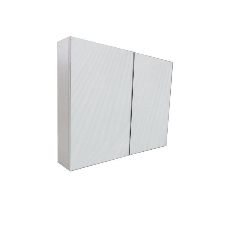 Armoire à pharmacie avec miroir H 23,63 po Staveley, H 23,63 po x l 30 po x P 4,75 po, Chêne blanc