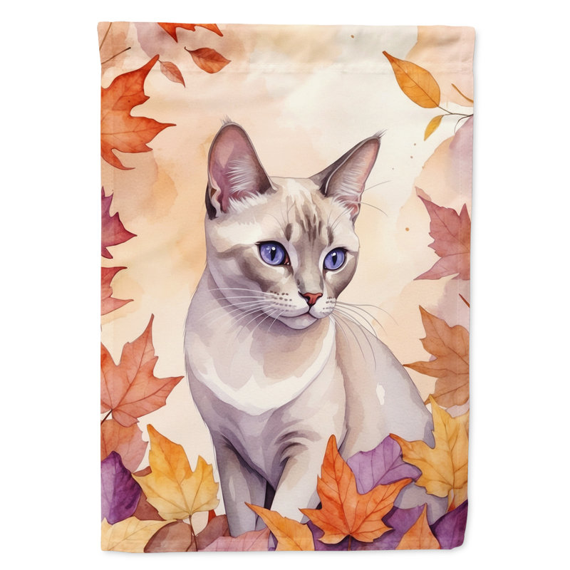 Chat en feuilles d'automne, Thaï lilas