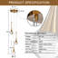 Luminaire suspendu DEL en verre grainé Vlera-804742266