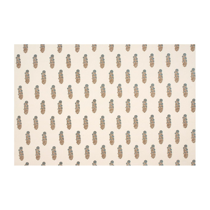 Tissu bleuet Latika