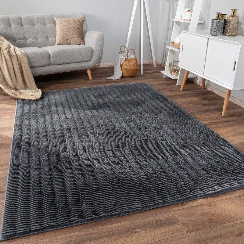 Josephville Solid Colour Area Rug, Rectangular 80 x 150cm