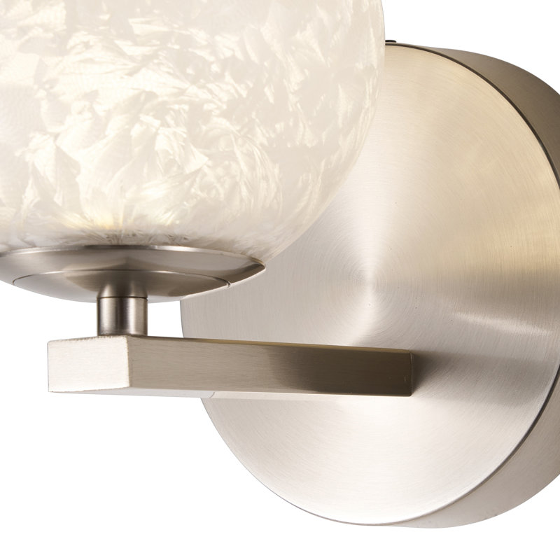 Applique murale 1 lumière Forma - nickel brossé, Nickel brossé