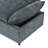 Polyester Upholstery Modular Deep Gray Sectional Sofa