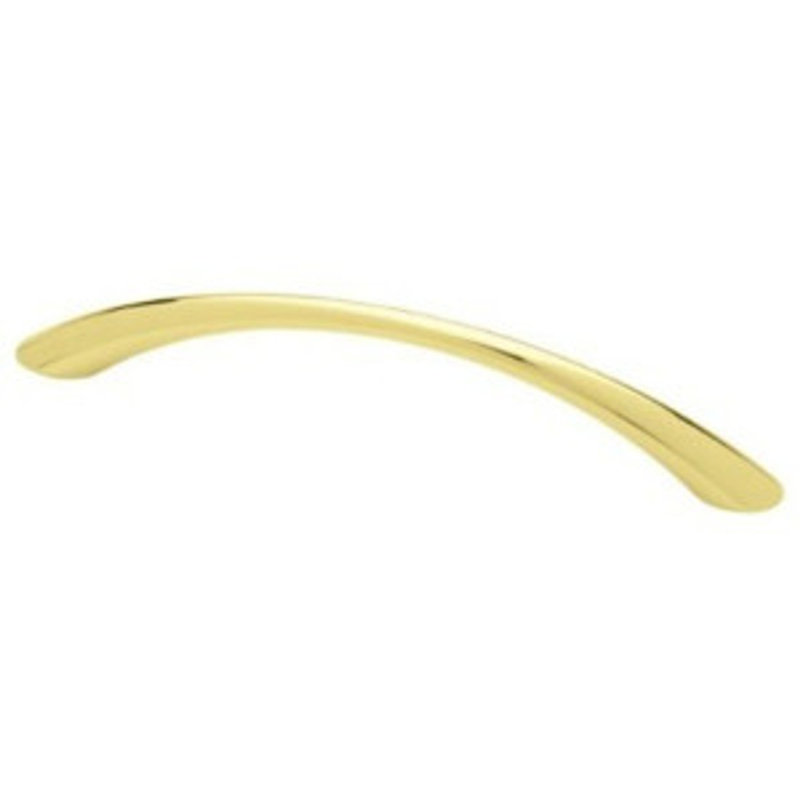 5" Sophisticates Tapered Bow Pull Polished Brass, 100