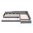 Upholstered Double  Daybed With Trundle And Drawer-404993662