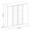 Canizales 4 Door Manufactured Wood Wardrobe-1359094498