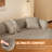 130'' Curved Sofa Compression Foam Couch-550217475-550217476-550217471