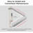 LED Smart Motion-Activated Stair Light with Remote Controlled Motion LED Step Light LED, Stair Lighting Adjustable Brightness Light Speed Steps Number(12Steps,3000k)