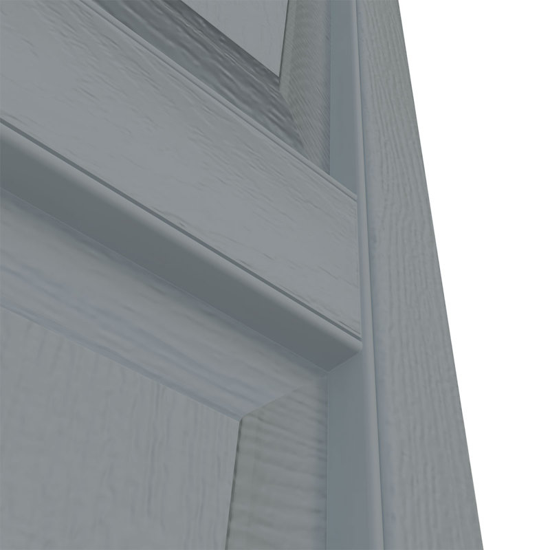 Mid-America Vinyl, TailorMade Two Equal Panels, Raised Panel Shutters, w/Installation Shutter-Lok's (Per Pair), 14.75", 65"