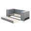 Lit de jour simple avec couchette, accoudoirs de rangement et station de charge-49508721