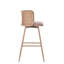 Ensemble de 4 tabourets de bar pivotants Willow Curve 28.5H