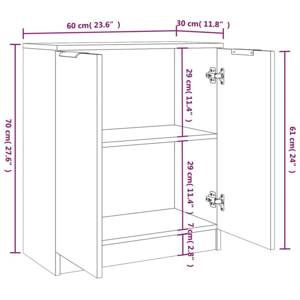 17 Stories Jarieliz 60cm Sideboard | Wayfair.co.uk